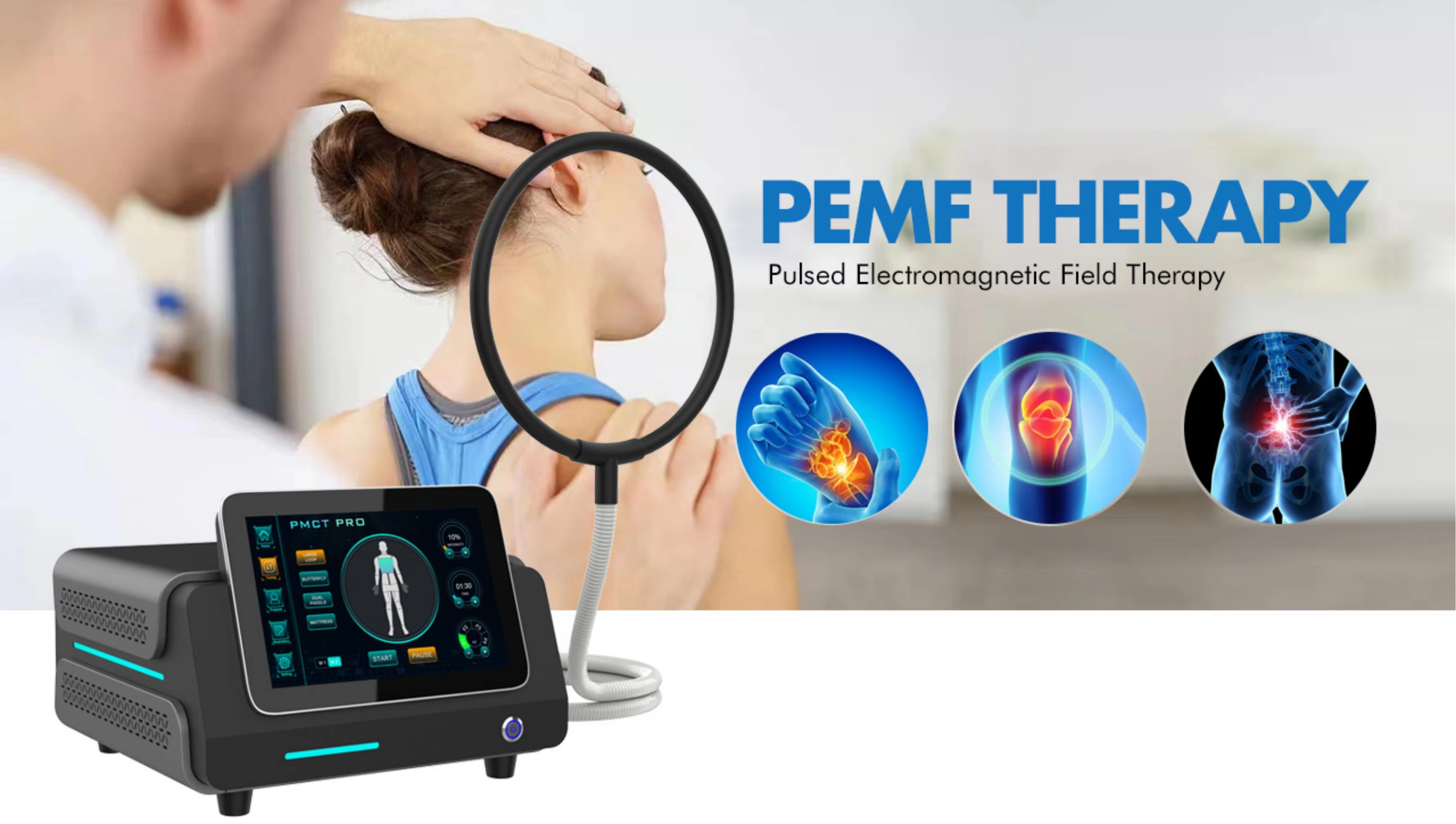Pmst Loop Pemf Therapy Machine for Human Pain Relief Animals Health Care