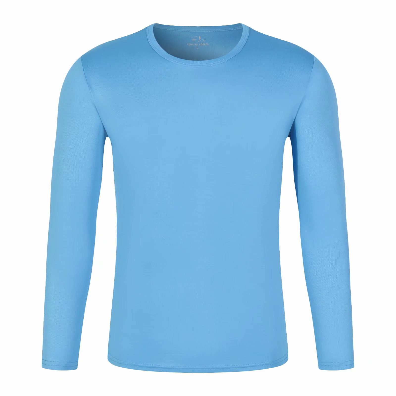 Hot sale Men women blank top longT-shirt Customized Logo printing heatransfer Private Label customized accepted any logo