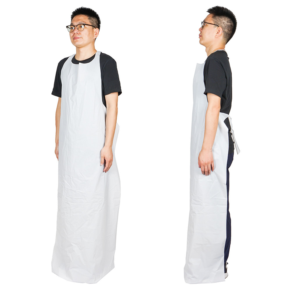 Household Lab Operating Gown Aprons , CPE Isolation Gowns