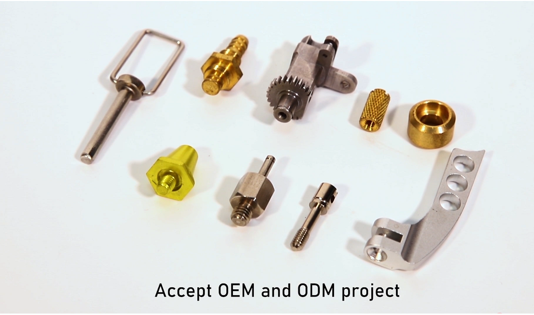 Micro Machining Customized Brass Steel Nuts Lower Hexagon Stainless Steel Barrel Nut