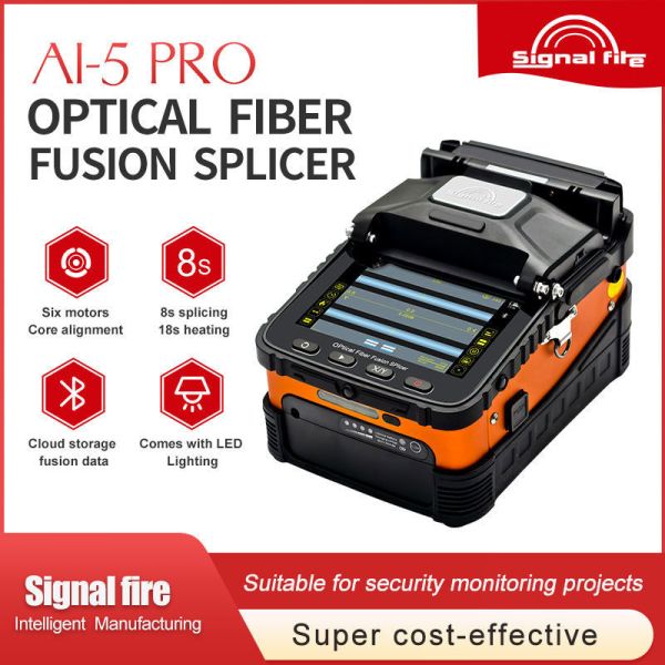 New FTTH AI-5Pro Electromechanical Core to Core Alignment Fiber Fusion Splicer Welding Machine
