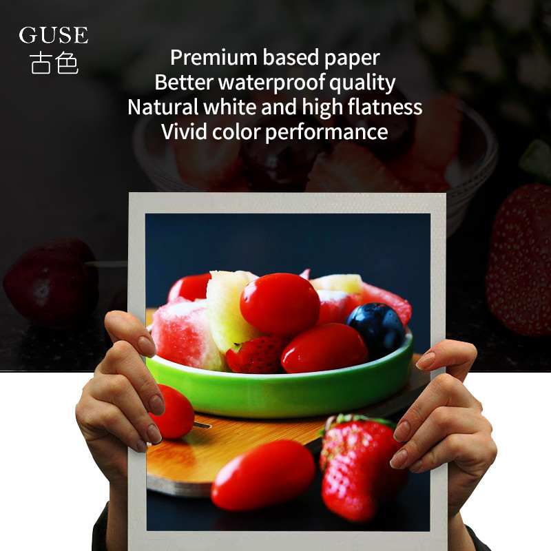 A4 Mid Glossy Resin Coated Photo Paper , 200gsm Glossy Photo Paper Home Use