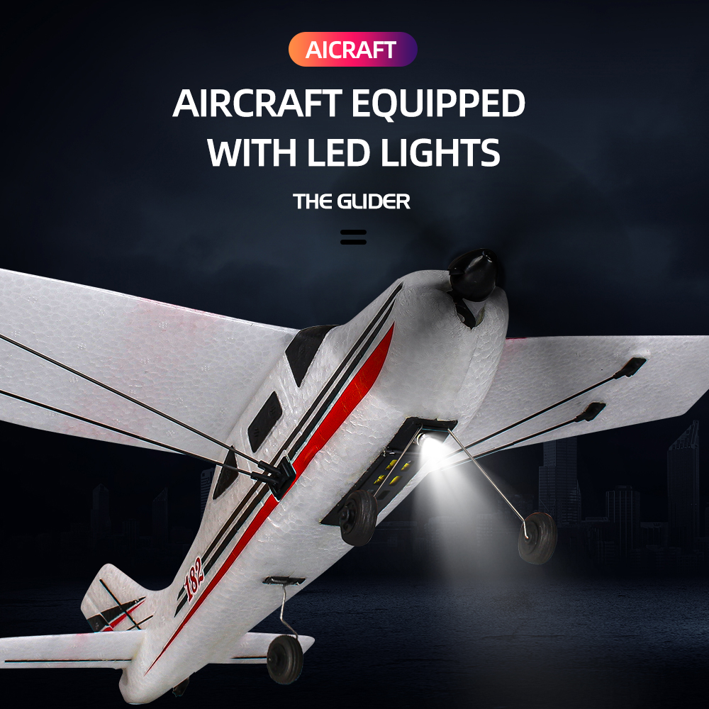 Package Includes Batteries Simulation Model Airplane RC Plane for Children and Adults