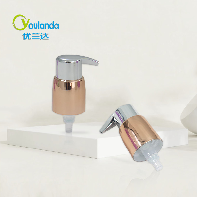 White 24mm Dispenser Lotion Pump Hand Pump Lotion Left Right Lock For Moisturizer