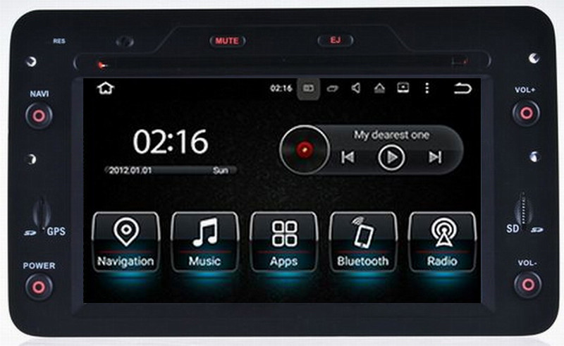 Ouchuangbo car radio bluetooth video for Alfa Romeo Spider (2006 onwards) With USB WIFI 64GB 8 Cores CPU 9.0 system
