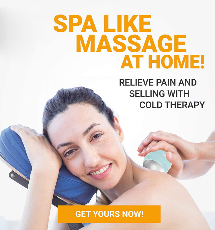 Cold Therapy Massage Roller Ball Pain Relief Customized Color