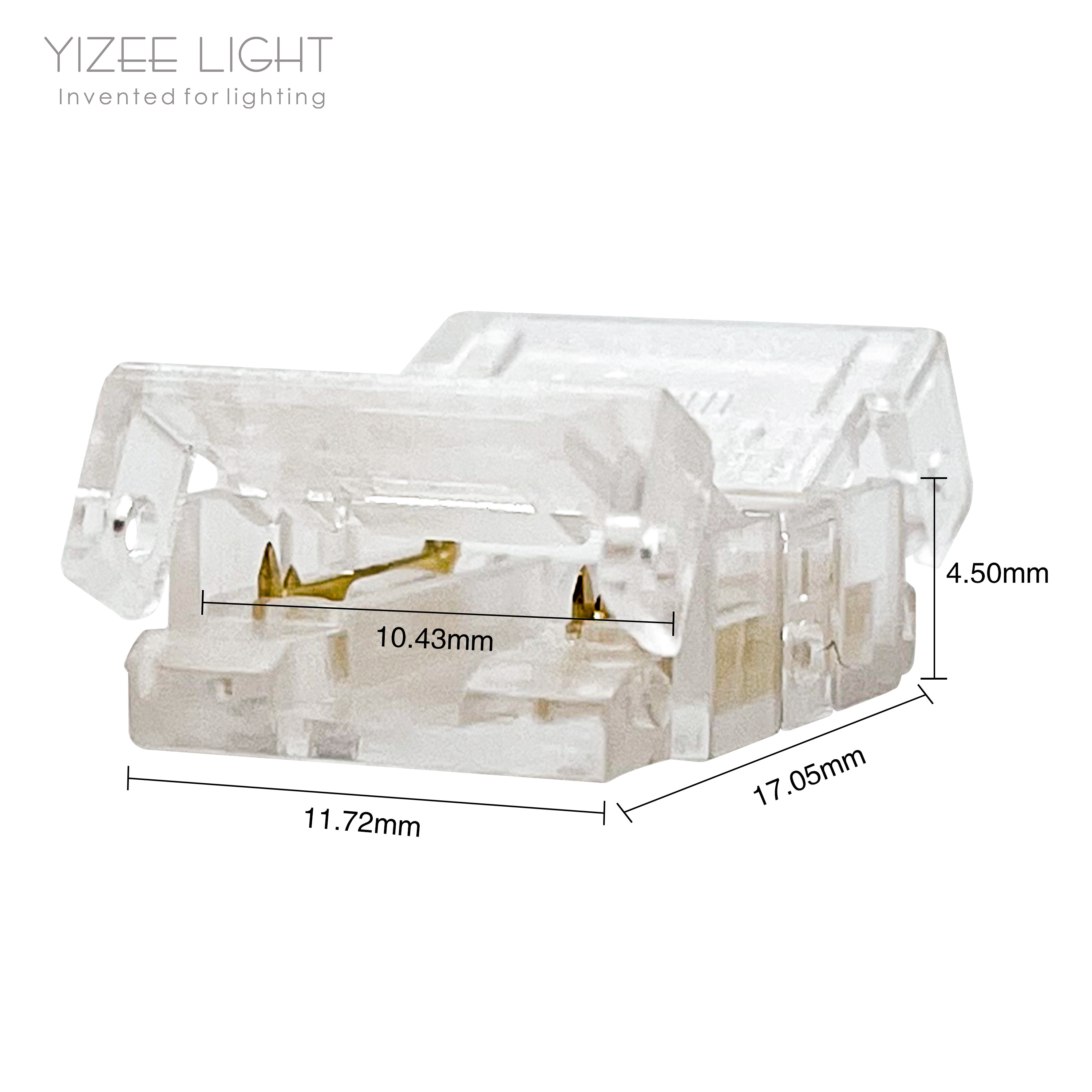10mm 3 PIN COB LED Strip Connectors CCT LED Strip PCB To PCB Connectors