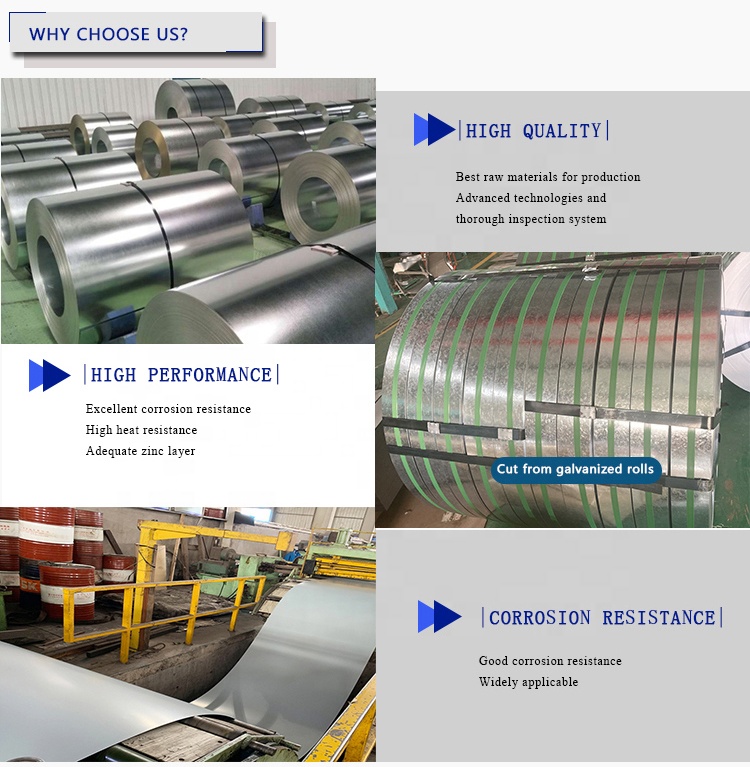 0.12mm-4.0mm Customized Thickness Galvanized Steel Iron Sheet in Roll/Coil Width 600mm--1500mm Welding Processing Servic