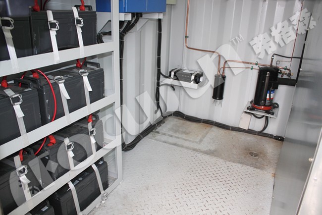 Containerized Solar Powered Cold Room Storage Containers for and 5ton Cooling Capacity