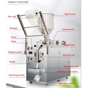 Automatic small sachet shampoo/tomato paste/ketchup packing machine