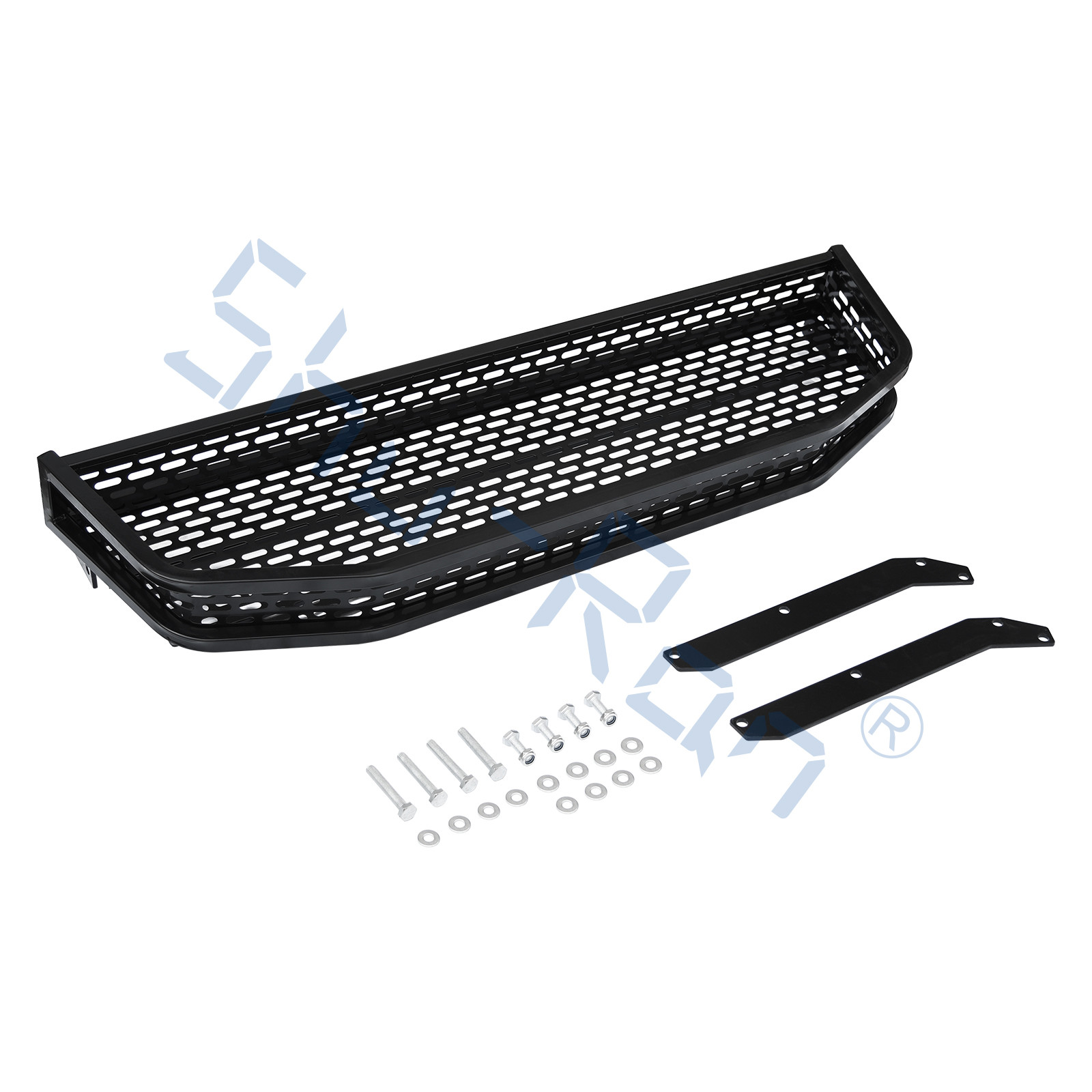 Front Clay/Cargo Box w/Mounting Brackets for Golf Cart Club Car, EZGO, and Yamaha