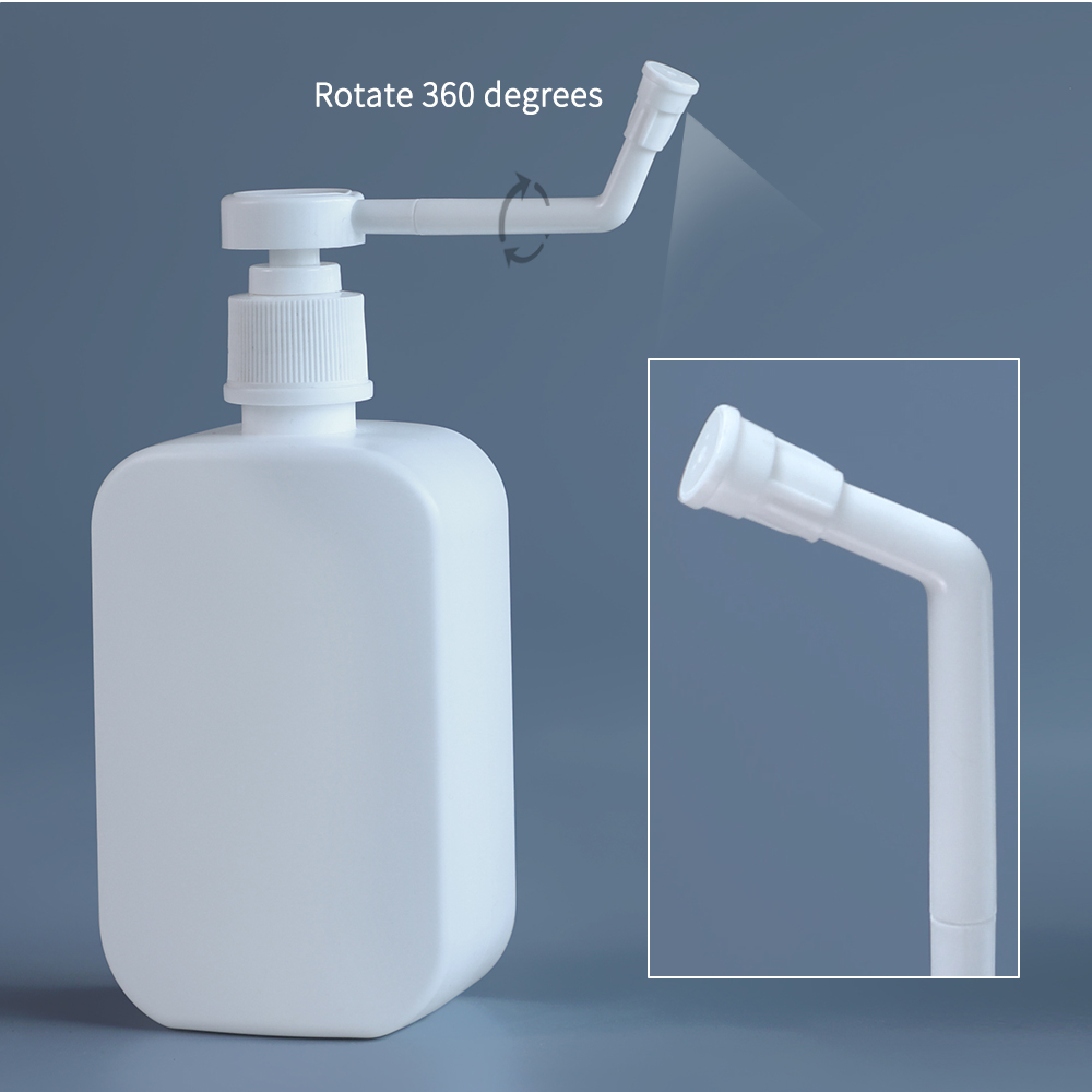 Acid Etch 500ml Plastic Pump PET Spray Bottles For Clean Liquid