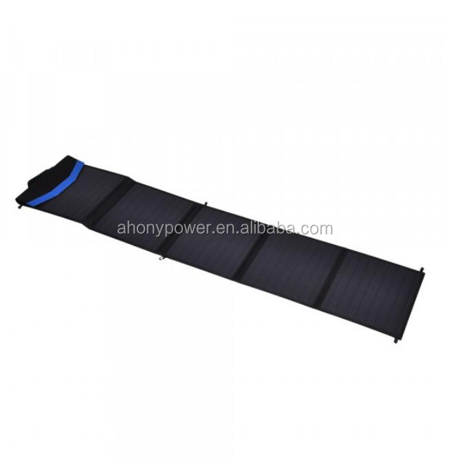 12v Pv Portable Folding Solar Panel Blanket For Campers Phone Digital Camera Tablet