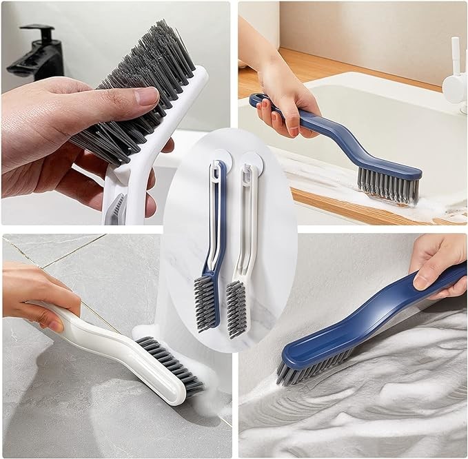 Crevice Gap Cleaning Brush Hard Bristle Brushes Cleaning Bathroom Suitable Kitchen Surfaces Windows Groove Tiles Faucets