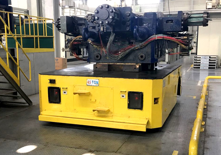 Flexible Industrial Handling Material Transfer Trolley With Casters High Safety