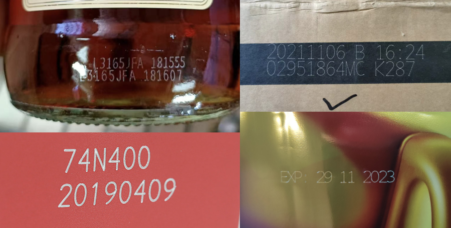 30W DK DLC130 CO2 Laser Marking Machine Date Barcode QR Code Printer on PET Bottle Glass Marking Machine