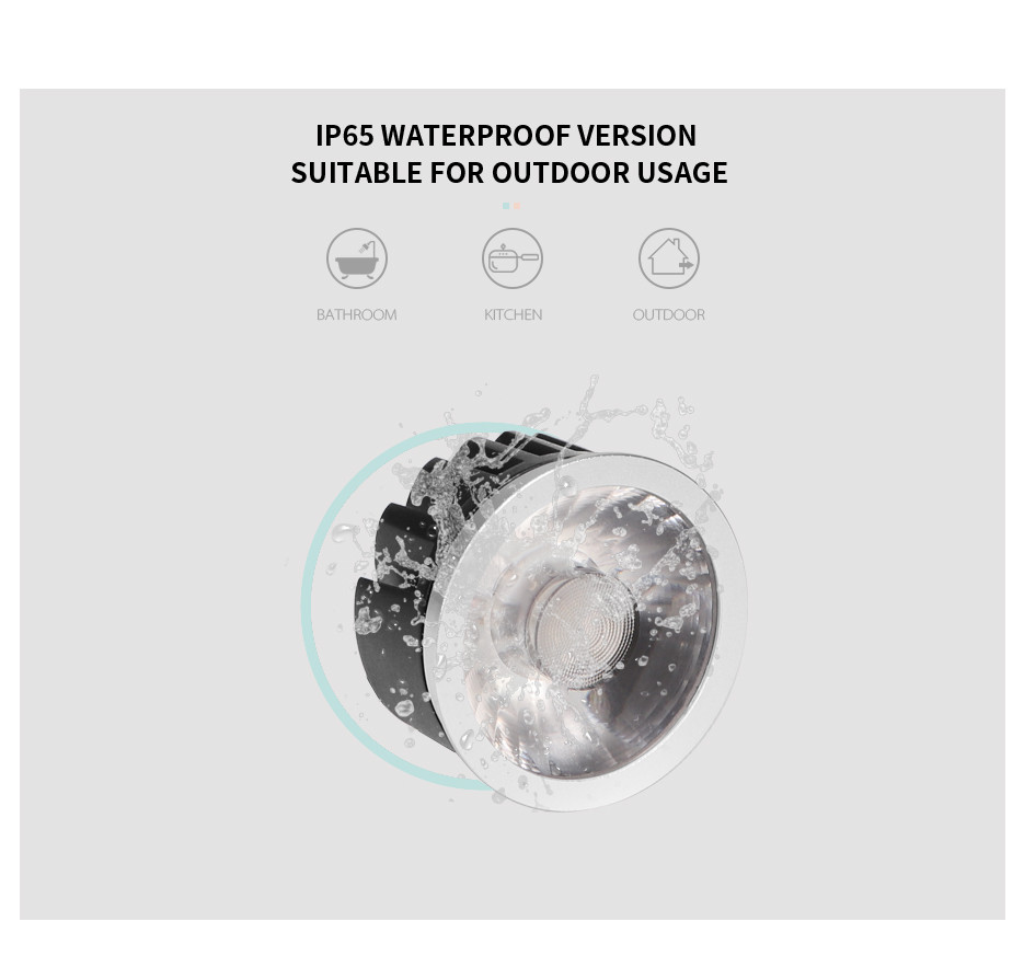 30mm Height MR16 Module 3000K Ultra Thin Commercial Lighting Downlight
