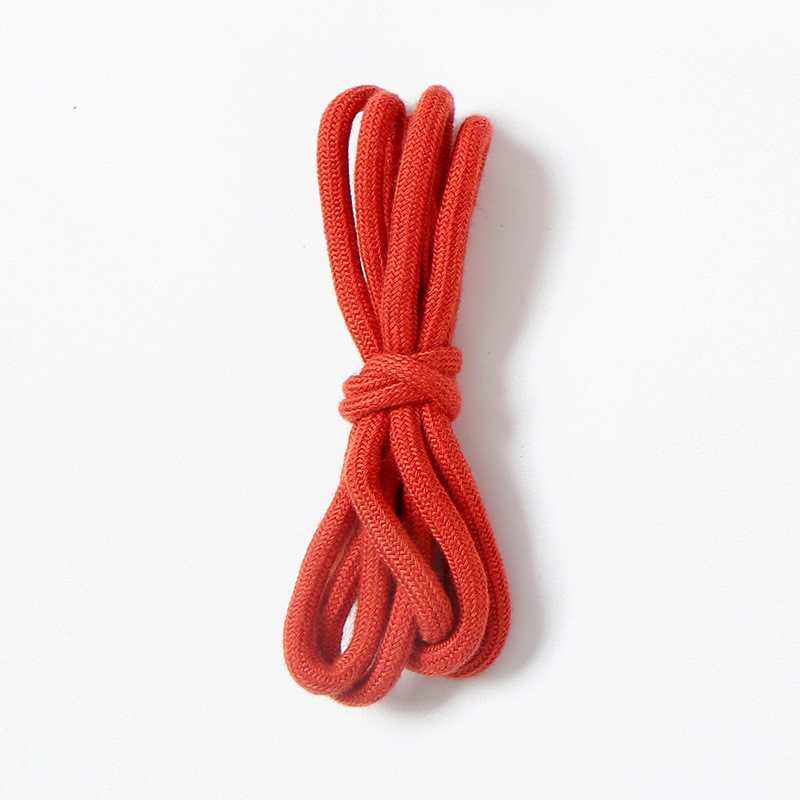 Blue Brown 6mm Braided Cotton Rope For Garment Drawstring