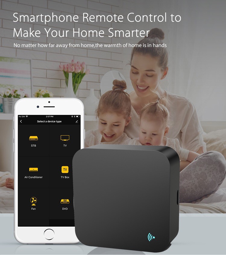 Alexa Google Assistant Smart IR Universal Infrared Remote Control 38-56Khz