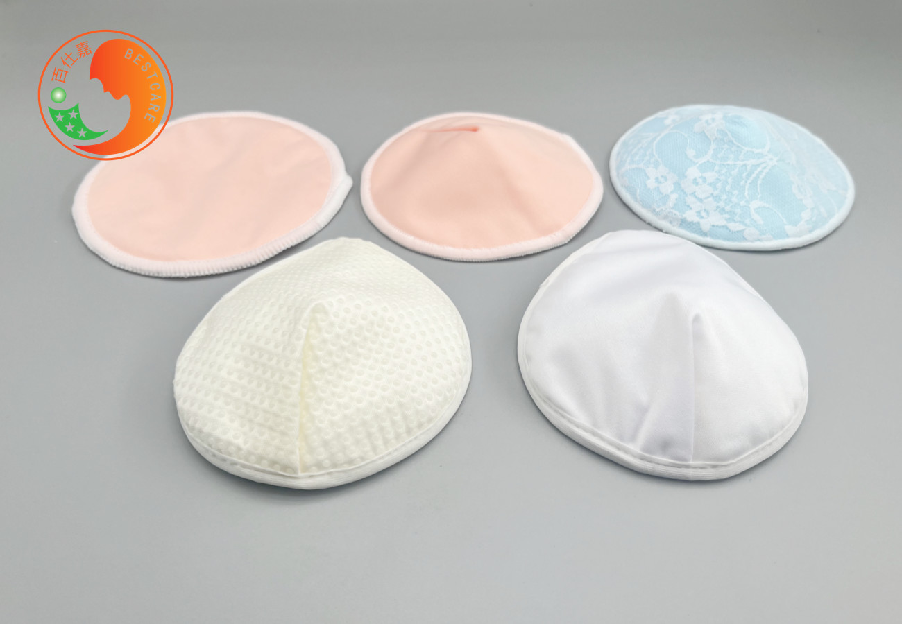 Leakproof Reusable Nipple Pads Milk Spot Spill Pregnant Lactation Soft 3D Contoured OEM