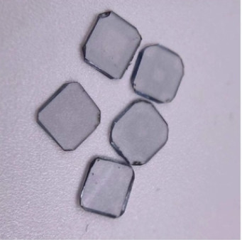 Light or Heavy HPHT Boron Doped Diamond Single Crystal Diamond Plate for Substrate
