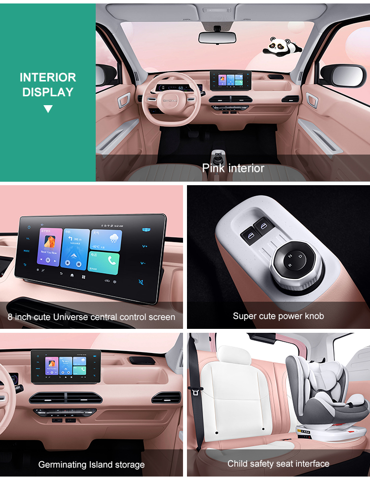 Budget-Friendly Geely Panda Mini EV 1940mm Wheelbase and Maximum Torque 85N.m for Affordable Electric SUV