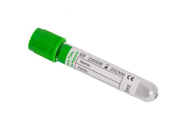 Anticoagulation Heparin Tube Dark Green Vacutainer Tube Bd Sodium Heparin