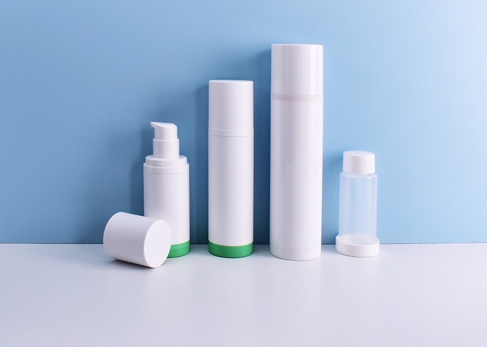 Plastic airless pump bottle manufacturers empty primary cosmetic pacakging primary cosmetic packaging container wholesa