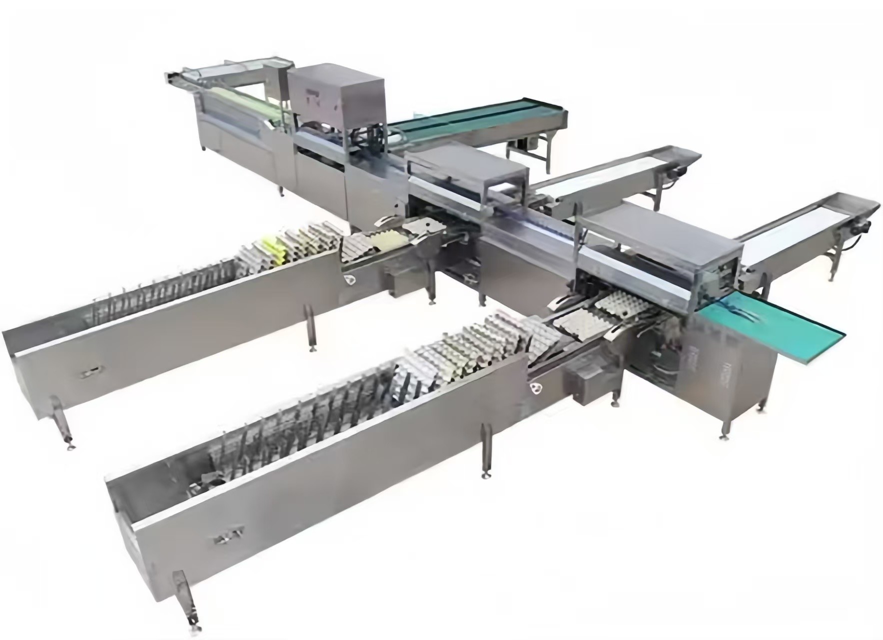 Chicken Egg Shell Removal Machine 10000pcs/h Automatic Chicken Egg Peeling Machine