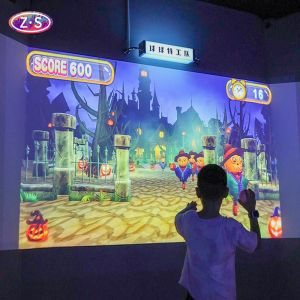 Pirates Attack Theme Interactive Wall Projection Games With Dynamic Capture