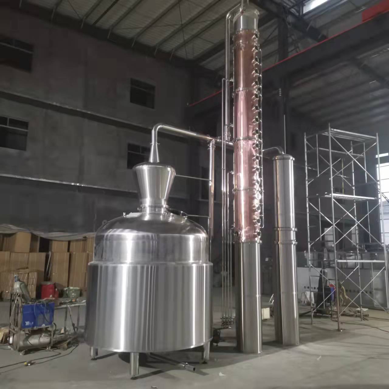 SUS304/red Copper GHO Whisky Distillation Equipment for Professional and Processing