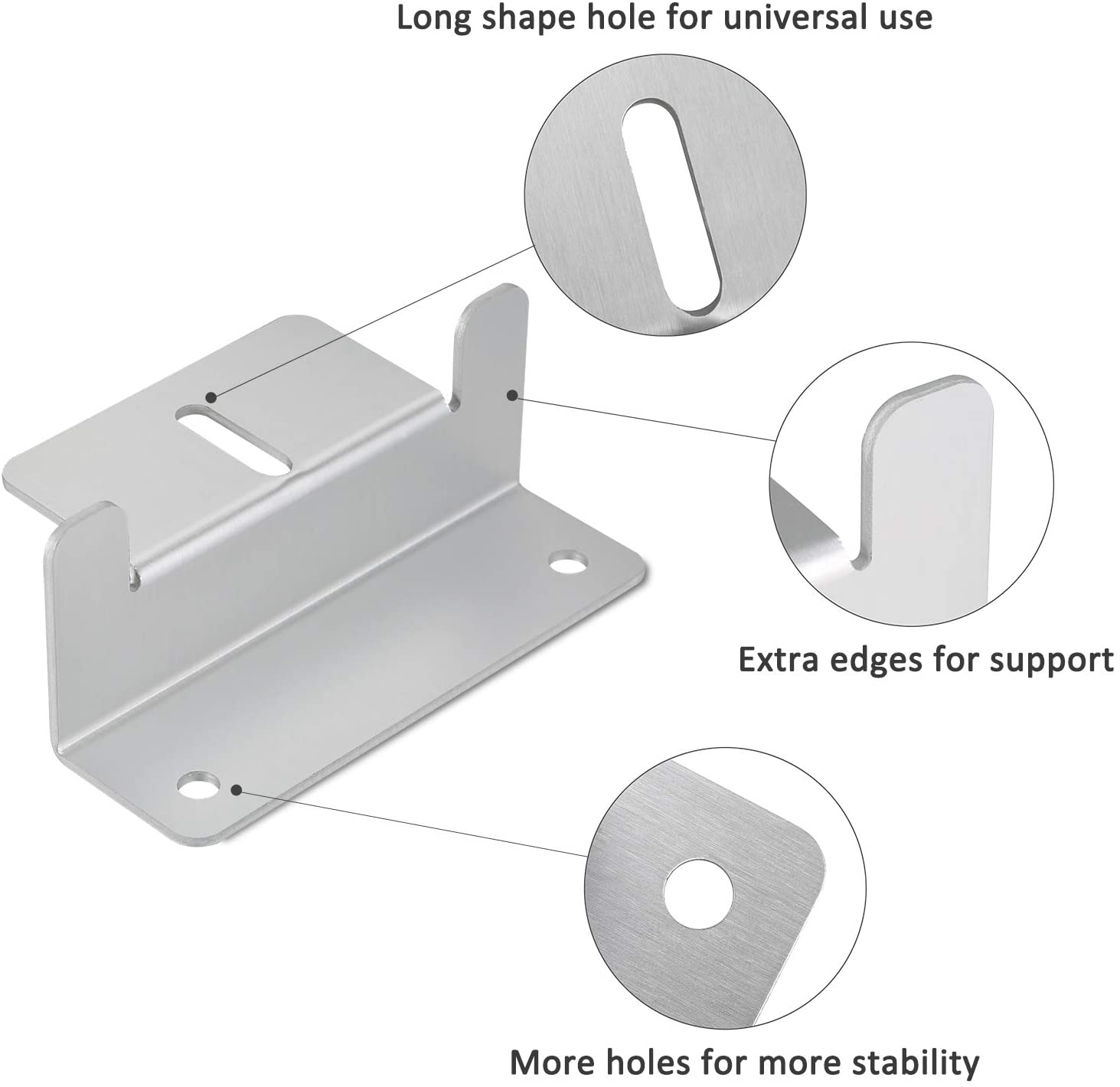 Triangle Bracket Solar Panel Mounting Z Brackets for RV Boat Roof Off-Grid Installation