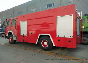 Sino HOWO 10cbm Pumper Fire Truck / Fire Department Vehicles 8000-10000 L