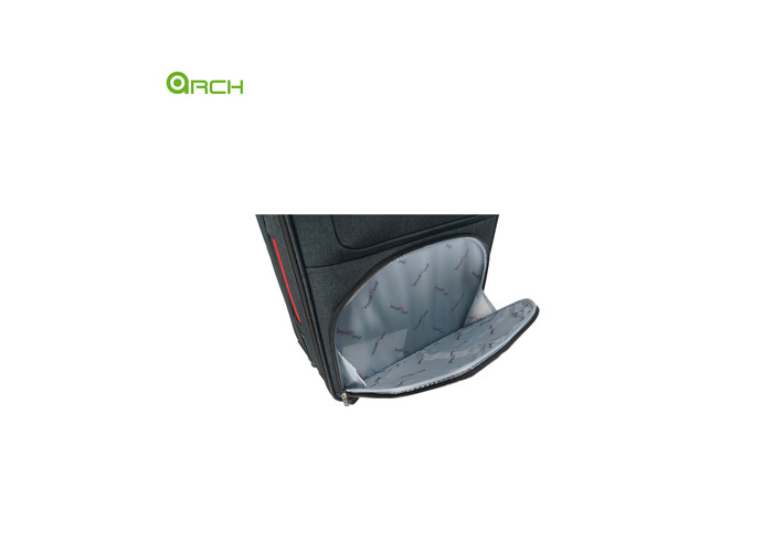 Economic Trolley Travel Luggage Bag with Spinner Wheels and Two Front Pockets
