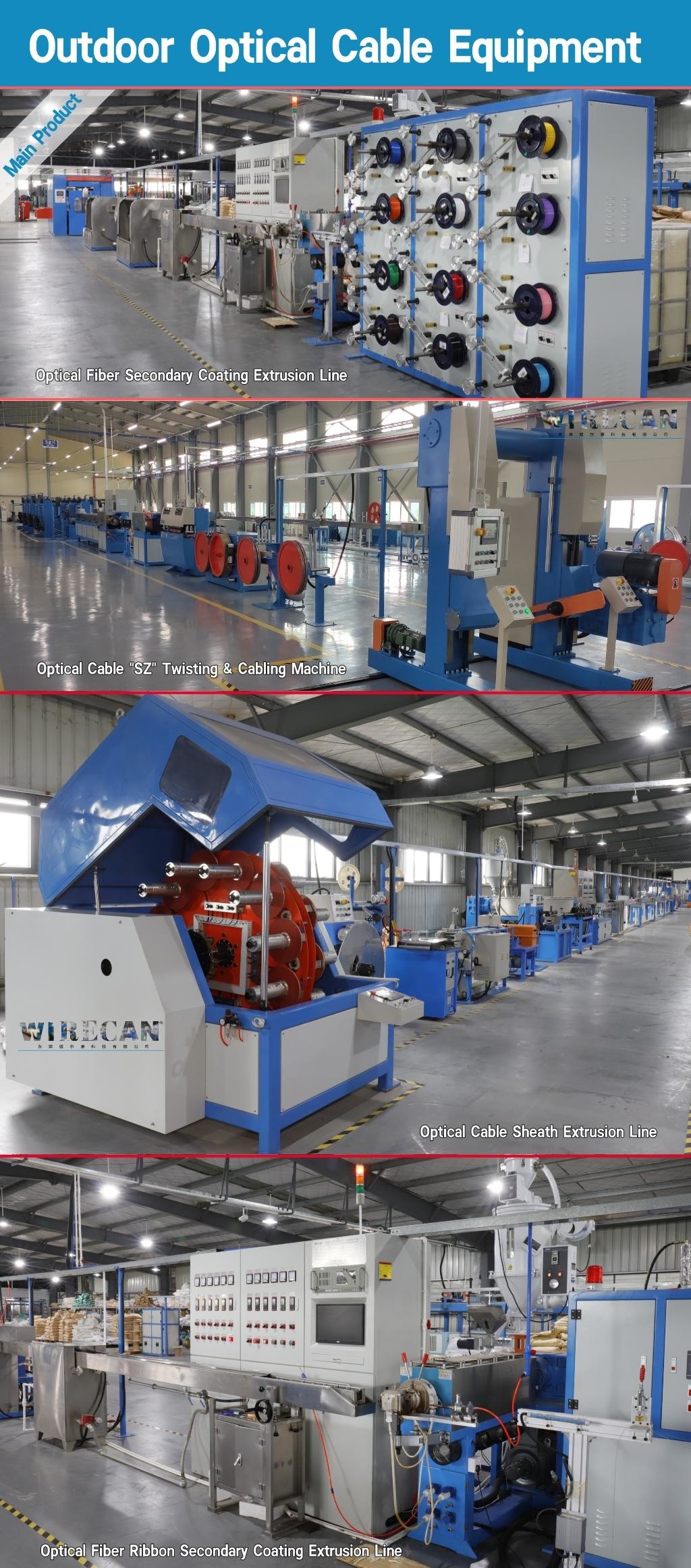 GYFY 12 Cores ASU - Unitube Optical Cable Process Machine