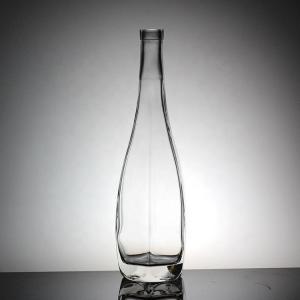 China Custom Made Clear Glass Screw Cap Bottle for Juice or Soda Beverage 330ml 500ml 750ml on sale