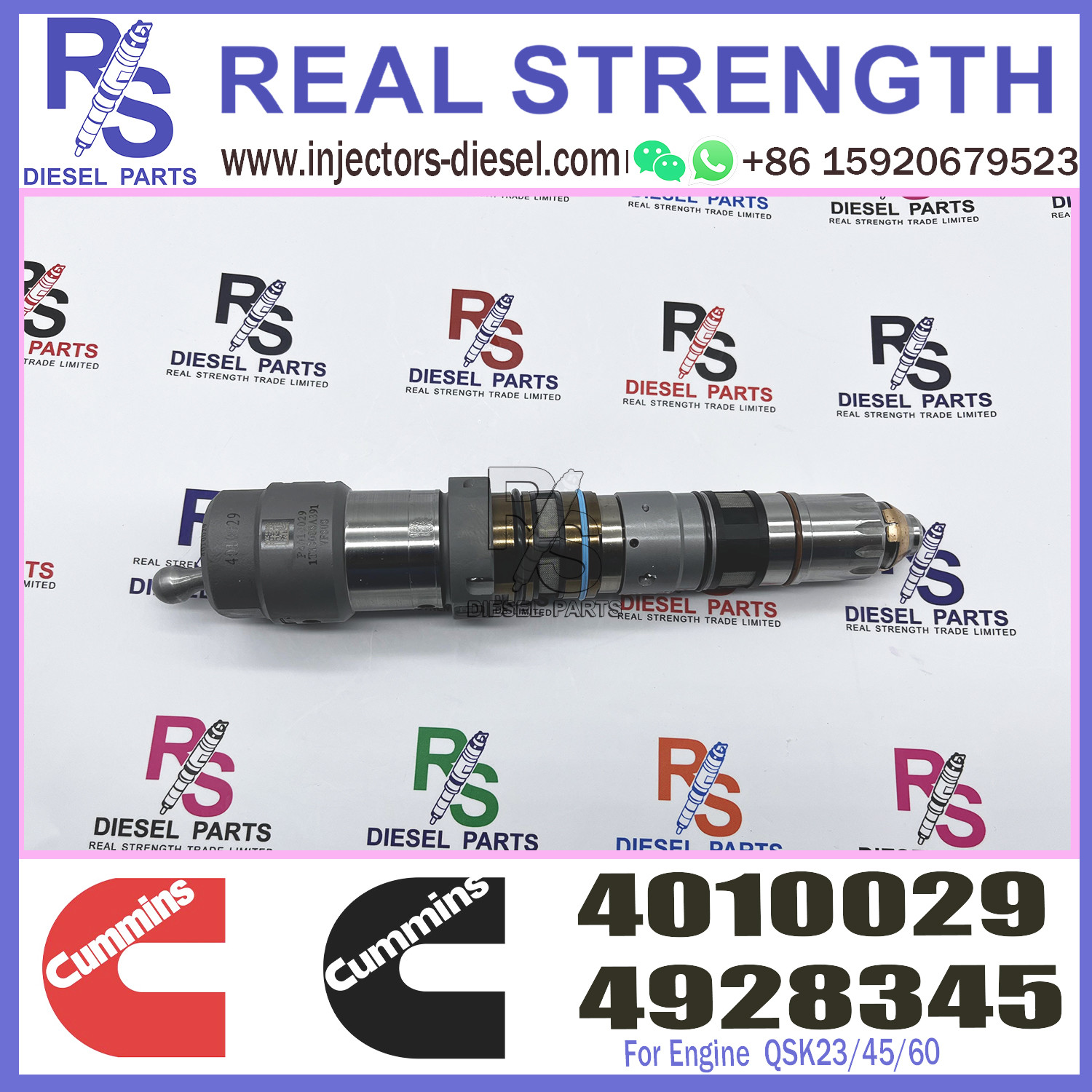 K19 KTA19 Diesel Fuel Injector Nozzle 4928345 4087886 4001830 4010029