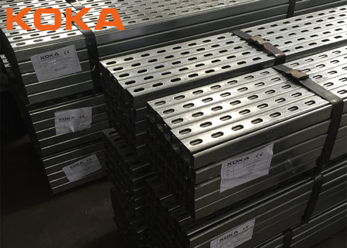 OEM Powder Painted ISO9001 Strut C Channel 41x62 Pre Galvanized