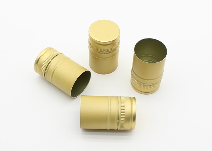 Disposable Aluminum Ropp Caps Customized Size For Oral Liquid Bottle