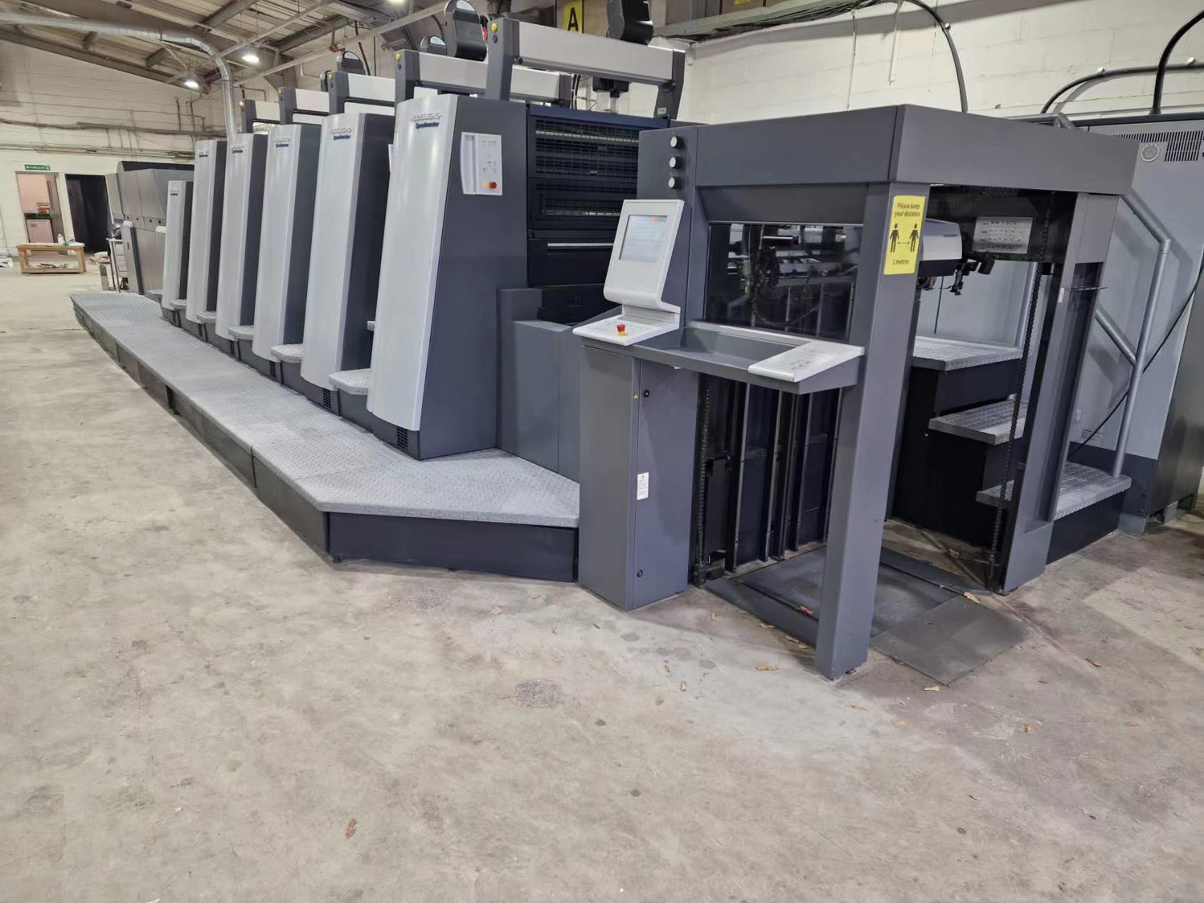Volume Manufacture Fully Auto Used Printing Press Machine 380v With Durable Paper Printing Function