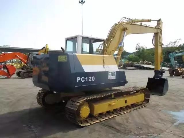 Direct Injection Engine PC120-5 12T Used Wheel Excavator