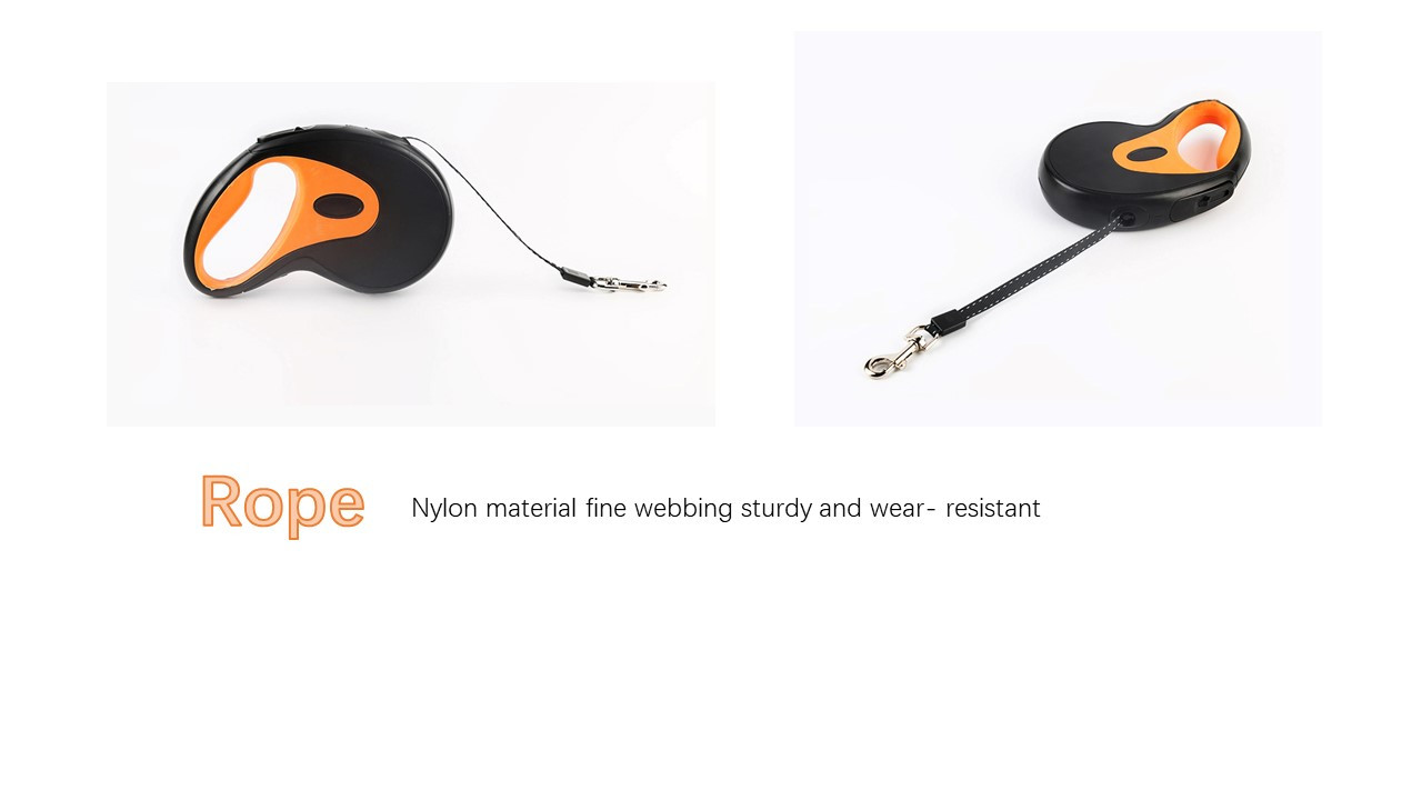 Non Tangle Automatic Retractable Dog Leash OEM Hands Free Retractable Dog Leash
