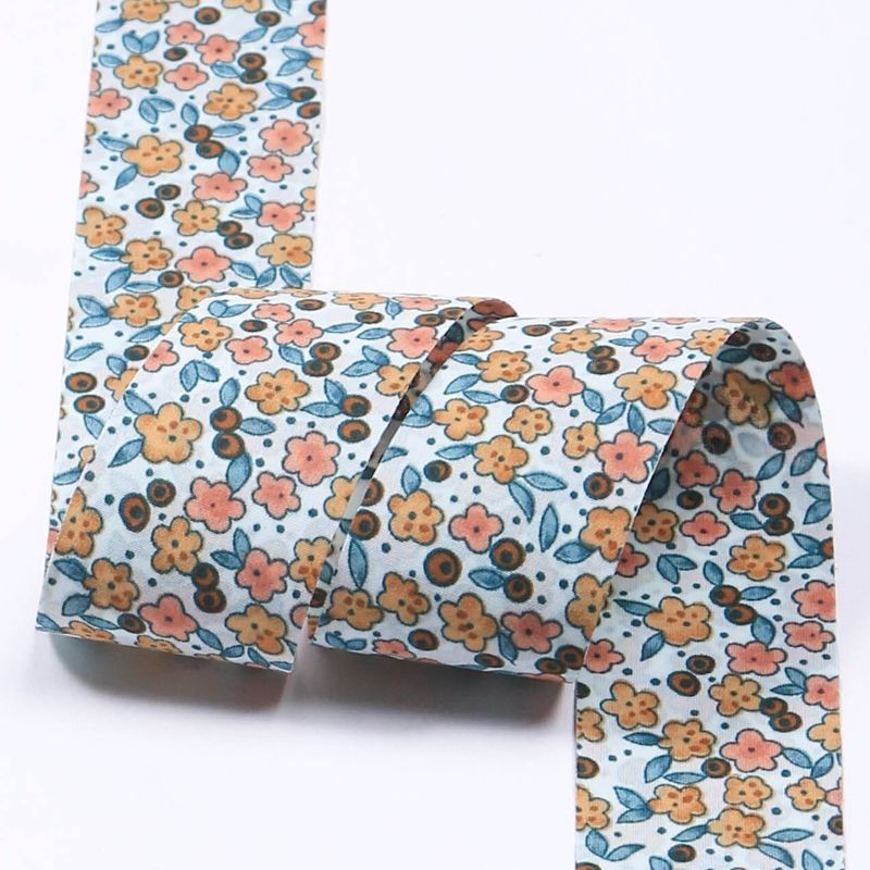 Personalized Eco Friendly 25mm Branded Fabric Tape Roll OEM/ODM Service Printed Pattern Ribbon