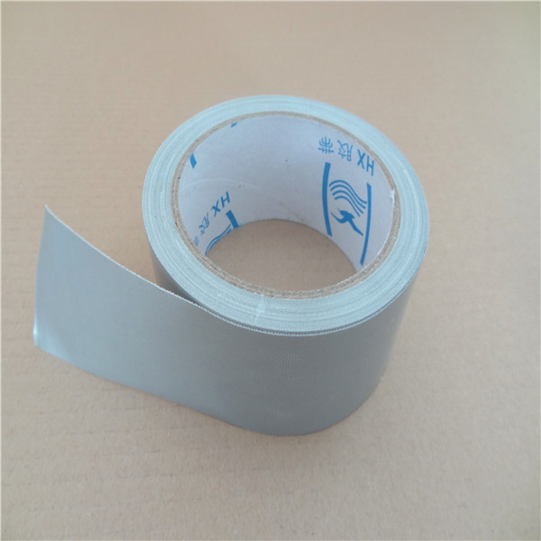 Single Sided Cloth Duct Tape , Hot Melt Gray Thin Duct Tape Pipe Wrapping