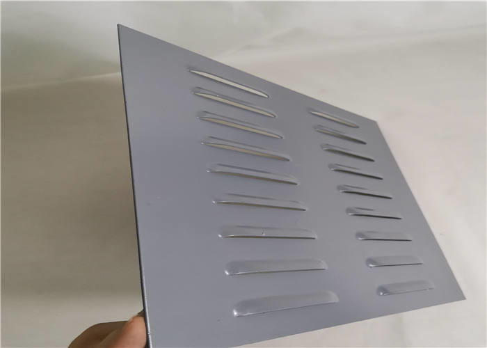 ISO9001 PVDF Coating Waterproof Sheet Metal Louvers