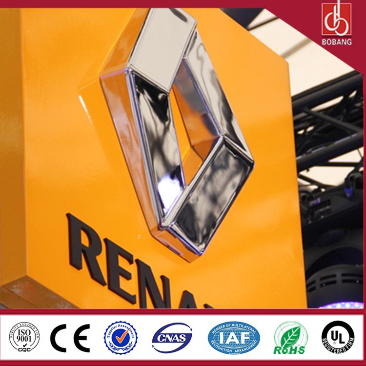 Factory Outlet Outdoor Chrome 3D Laser Auto Logo,auto signage