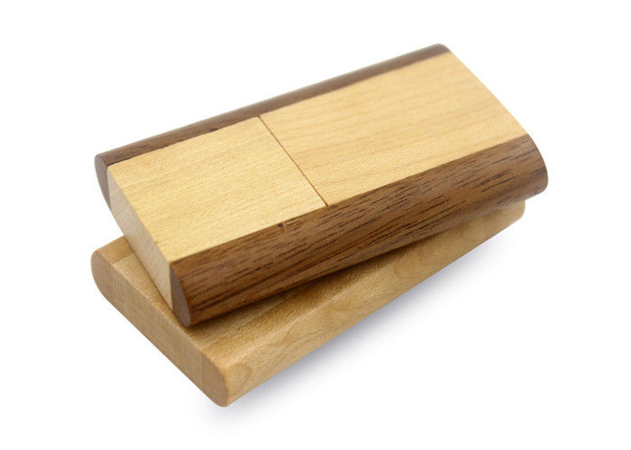 Customized Shape 128g Bamboo Usb Flash Drive With Laser Engraved Logo