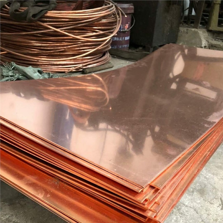 ASTM EN DIN JIS GB Standard Copper Sheet & Plate 0.4 - 100mm Copper Soft Plate