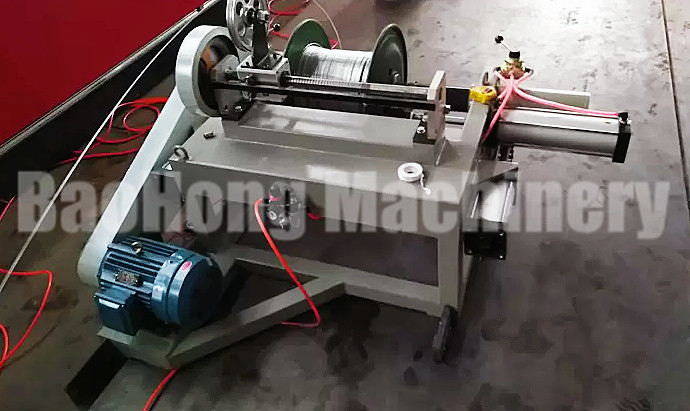 Shaftless Motorized Pay Off Cable Rewinding Machine / Electrical Rewinding Machine