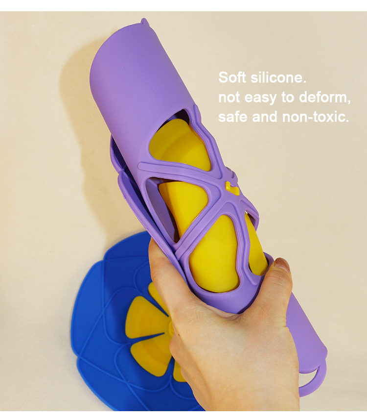 Food Grade Silicone Pan Lid Cover Reusable With Double Hangs For Cooking